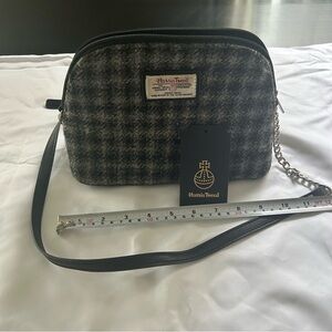 Harris Tweed Gray Crossbody Bag